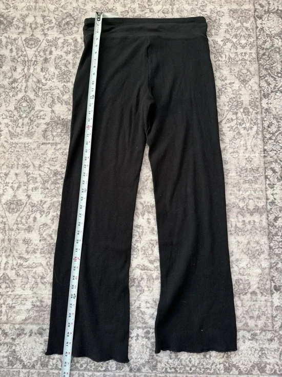 Calvin Klein Black Sweatpant Wide-Leg Lounge Pants Size Large Women’s NWT - Picture 4 of 5